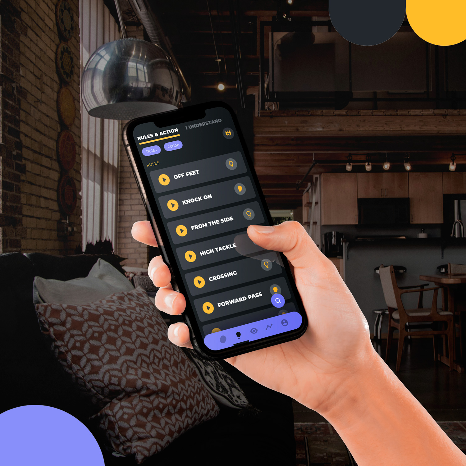 Game sense on the phone dashboard